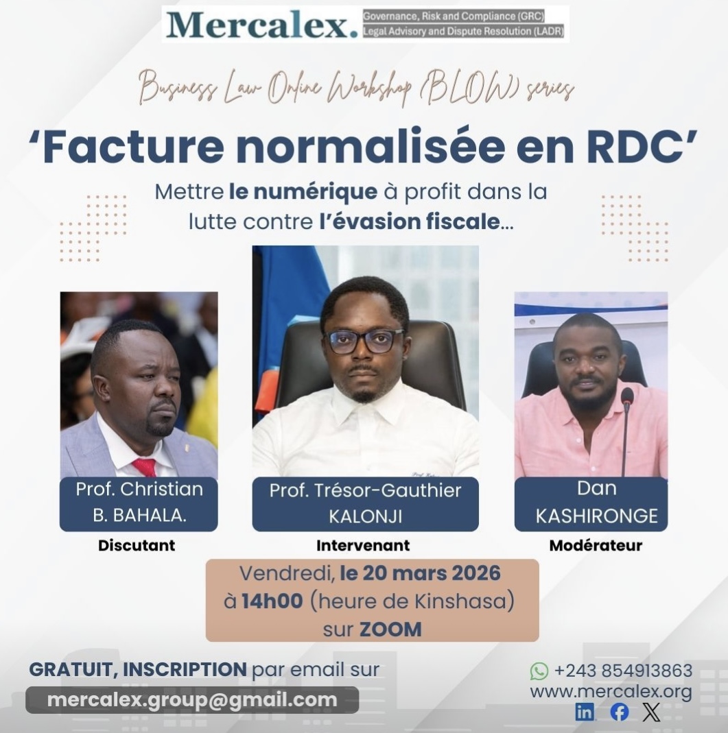 LA FACTURE NORMALISEE LE NUMERIQUE ET L EVASION FISCALE